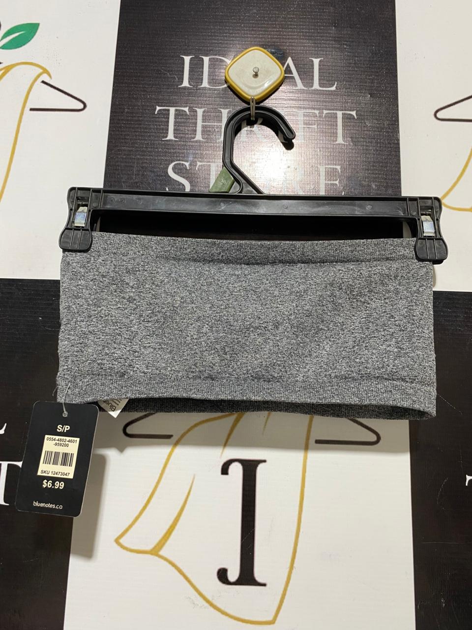 BLUENOTES |XS| BUST 11| C1| PREMIUM SEAMLESS BANDEAU BRA – HEATHER GREY