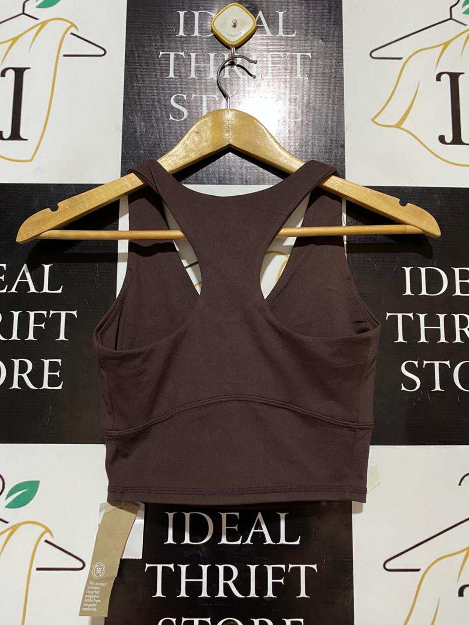 ANKO |XS| BUST 13| B26| PREMIUM DEEP CHOCOLATE BROWN PERFORMANCE SPORTS BRA