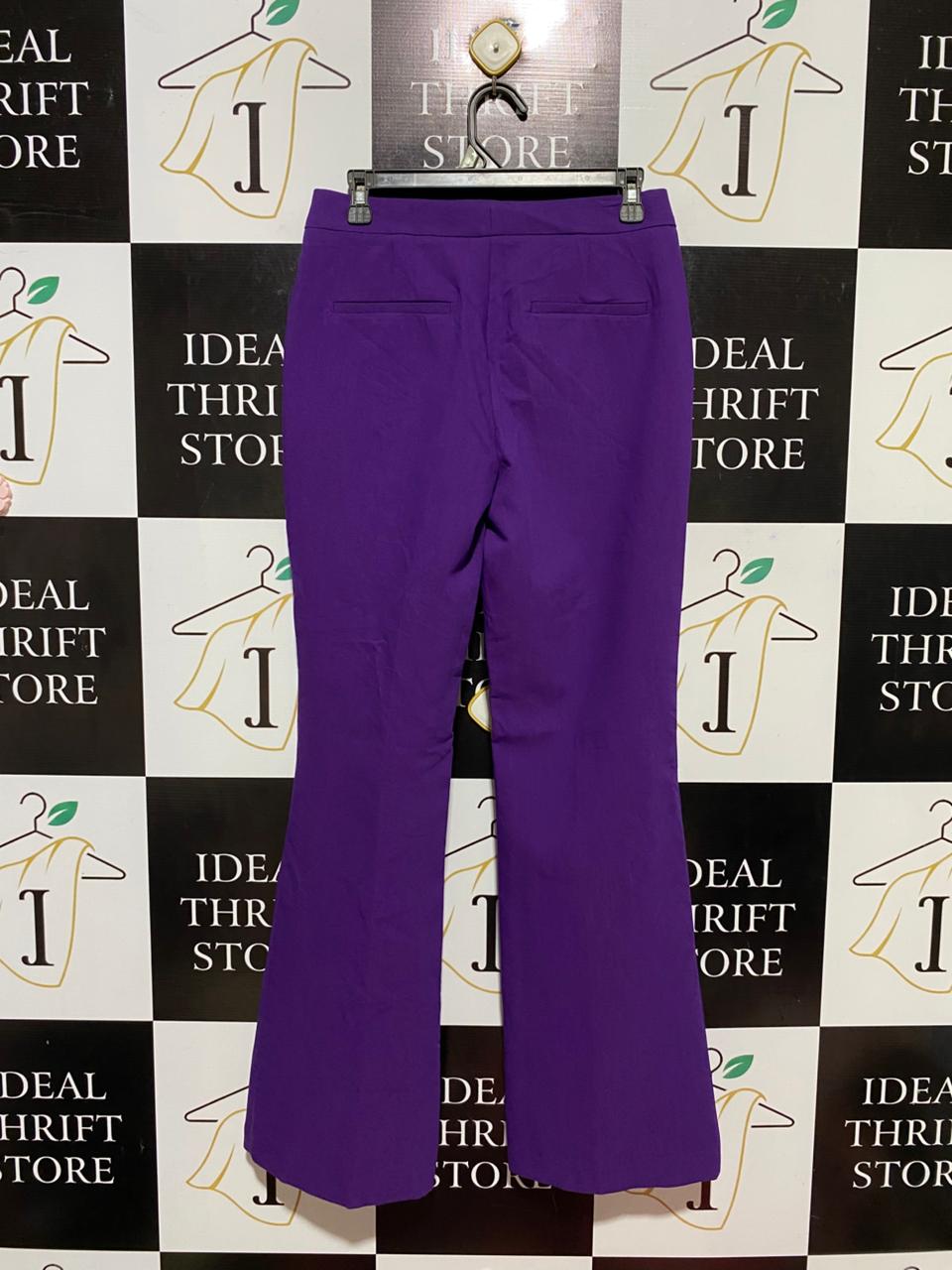 ZARA |M| WAIST 29| B28| WOMEN'S HIGH-WAISTED FLARED TROUSERS / PANTS