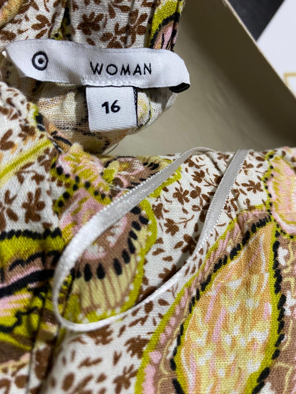 WOMAN ACTIVE |L| BUST FREE| B29| PREMIUM FLORAL PRINT OFF-SHOULDER BLOUSE WITH DRAWSTRING HEM