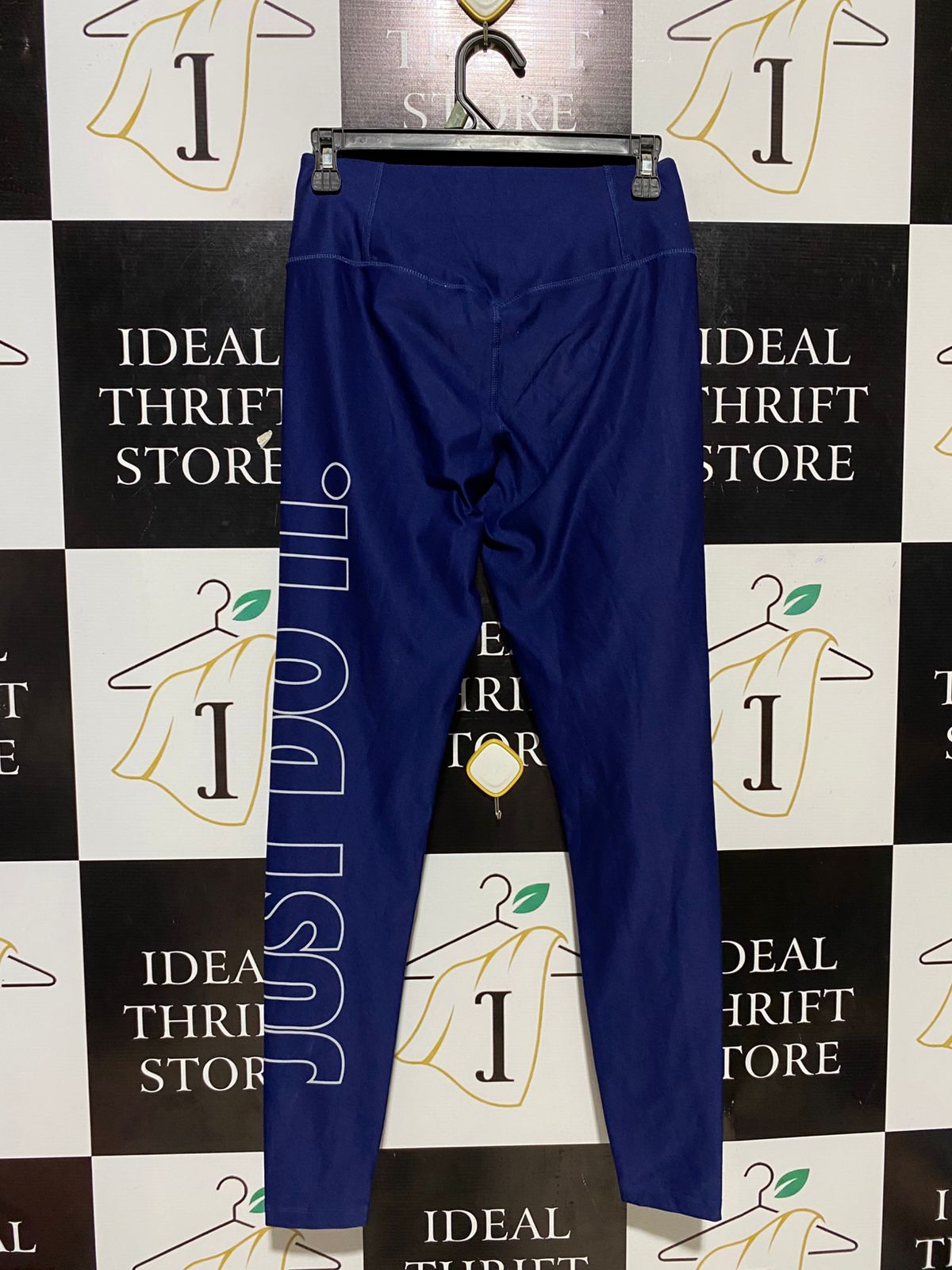 NIKE |S| WAIST 26| B29| DRI-FIT NAVY BLUE "JUST DO IT" HIGH-WAISTED TRAINING LEGGINGS