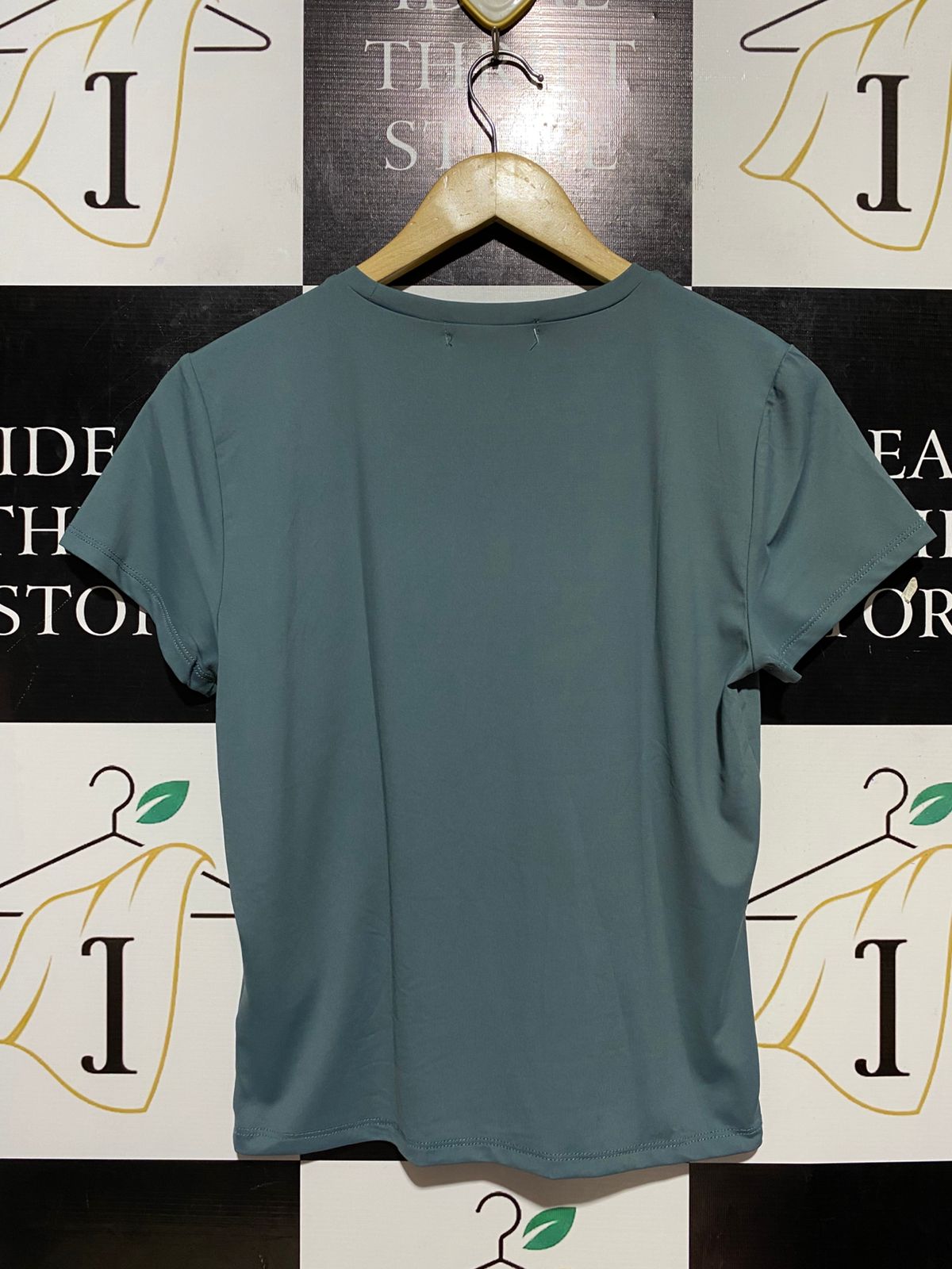 SUPRE |XL| BUST 17| B29| SAGE GREEN CLASSIC SHORT SLEEVE CASUAL TEE SHIRT