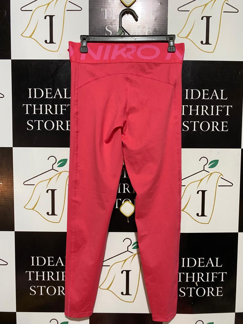 NIKE PRO |M| WAIST 28| B31| WOMEN'S HIGH-RISE BRIGHT PINK TRAINING LEGGINGS