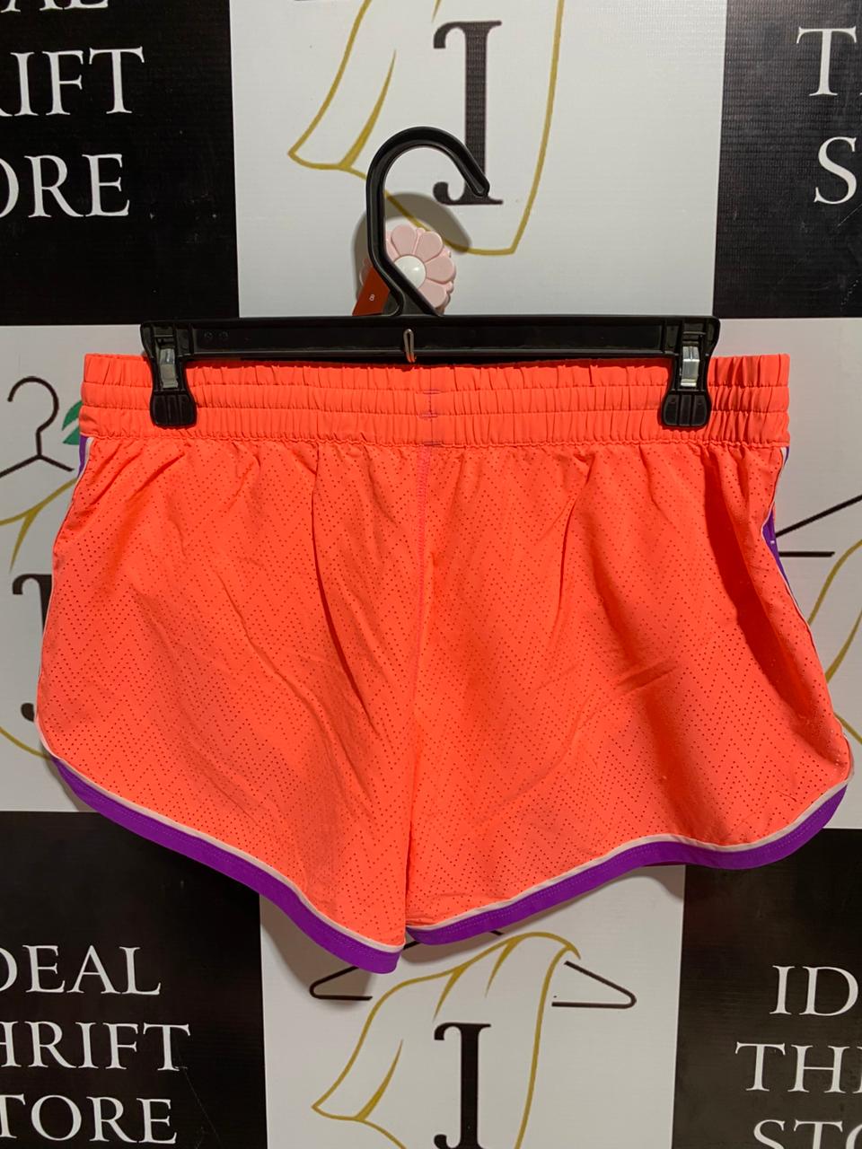 UNDER ARMOUR |XS| WAIST 30| B31| WOMEN'S NEON ORANGE RUNNING SHORTS