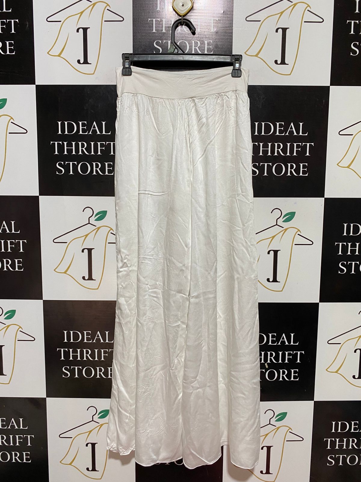 CIENNA |L| WAIST 27| B32| HIGH-WAISTED ULTRA WIDE-LEG PALAZZO PANTS
