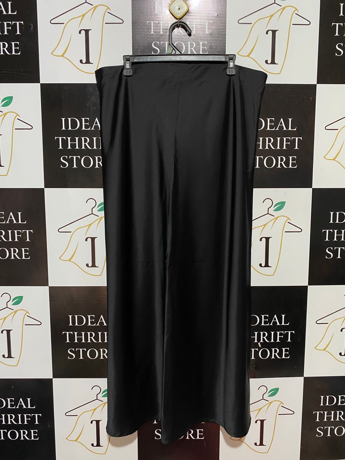 ANKO |XXL| WAIST 38| B32| HIGH-WAISTED SATIN MIDI SKIRT