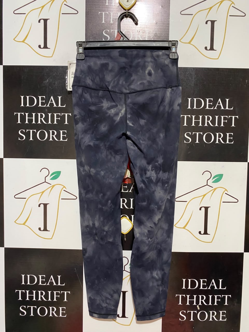 |XS| WAIST 23| B33| PREMIUM HIGH-WAISTED CHARCOAL TIE-DYE ACTIVEWEAR LEGGINGS