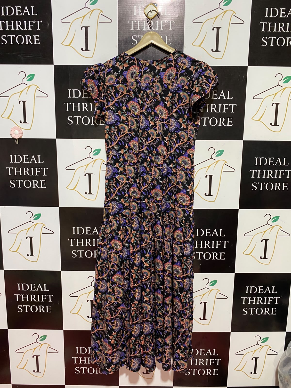 KARMA EAST |S| BUST 19| B35| ELEGANT FLORAL BOHEMIAN MAXI DRESS