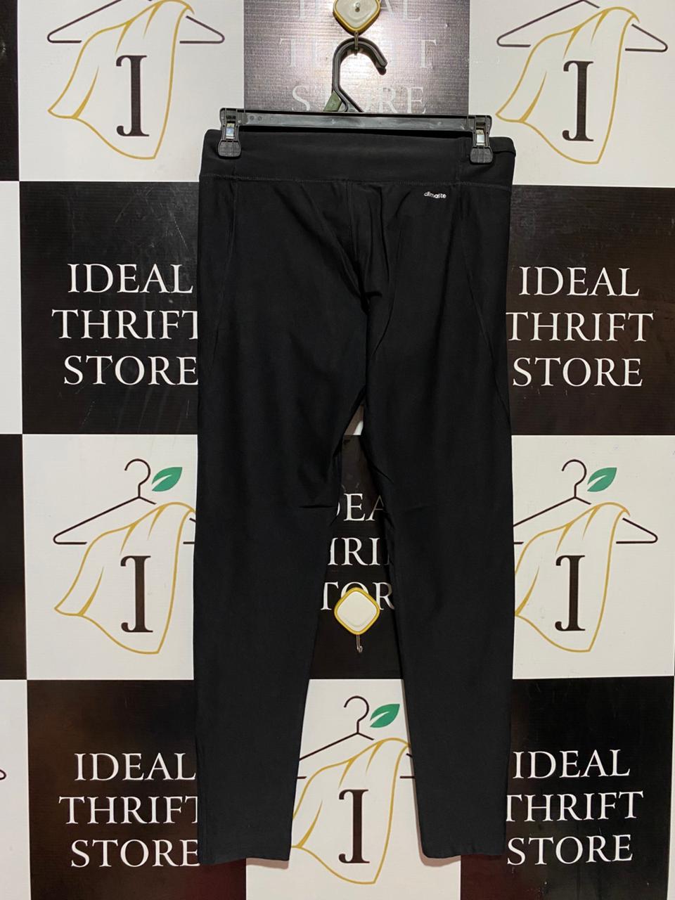 ADIDAS |M| WAIST 28| B38| SLEEK ESSENTIAL HIGH-WAISTED BLACK ACTIVE LEGGINGS