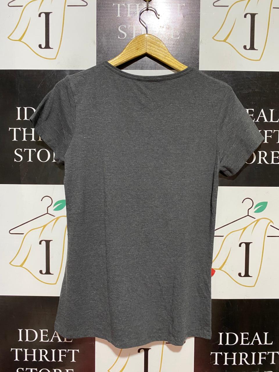 PRIMARK |M| BUST 17| B39| ESSENTIAL CHARCOAL GREY CREW NECK SHORT SLEEVE T-SHIRT