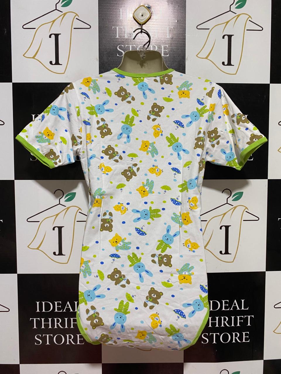 AB STAR |M| BUST 18| B40| CUTE CARTOON ANIMAL PRINT EXTENDED ONESIE BODYSUIT