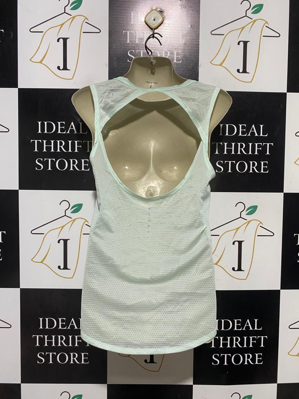 NIKE |M| BUST 17| B43| MINT GREEN RUNNING TANK TOP LIGHTWEIGHT MESH ACTIVEWEAR SLEEVELESS TEE