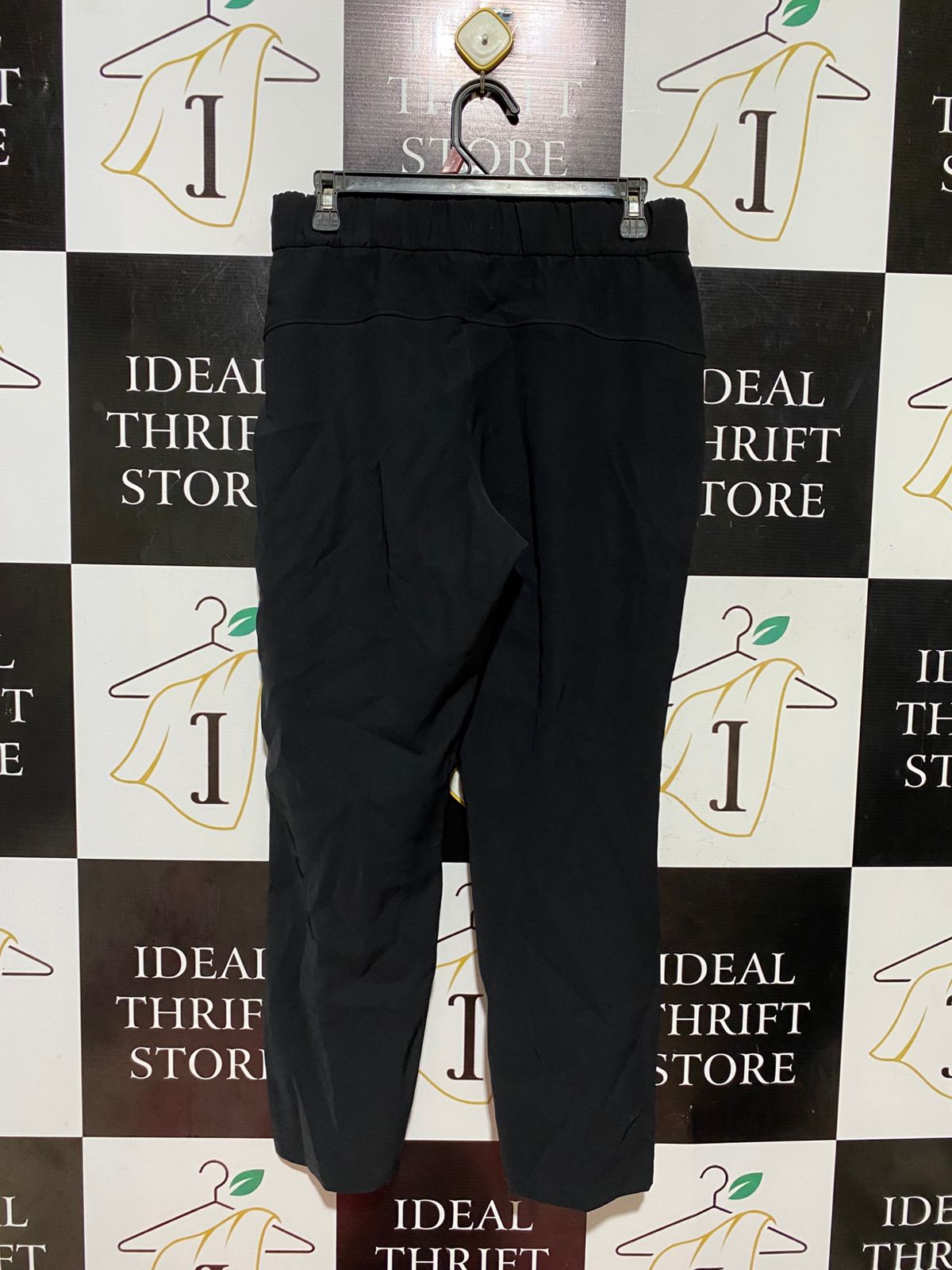 LULULEMON |L| WAIST 30| WOMEN'S BLACK CASUAL JOGGER PANTS - ELASTIC HIGH WAIST WITH DRAWSTRING