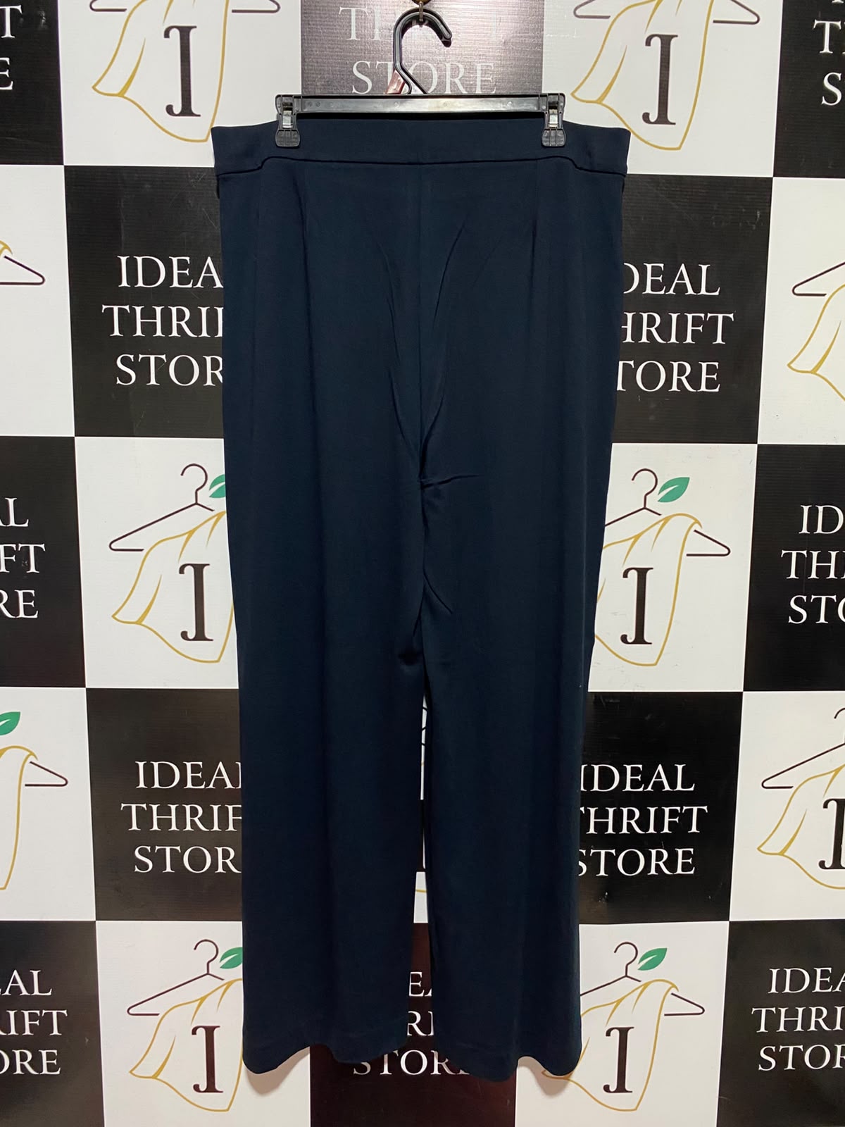 M&S |XL| WAIST 34| B49| HIGH RISE BLACK CLASSIC SMART TROUSERS