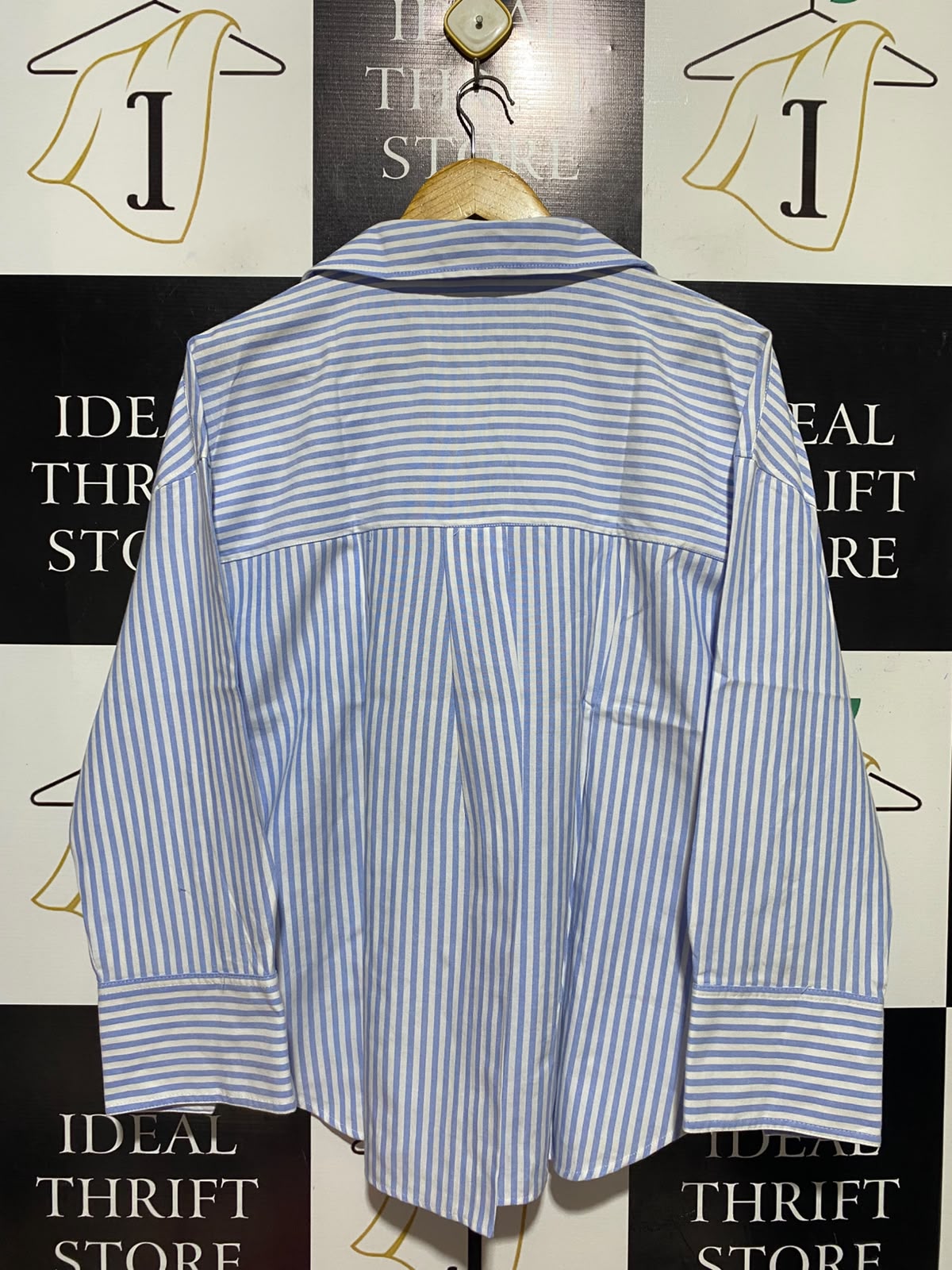 ZARA |M| BUST 22| B49| OVERSIZED LONG SLEEVE COTTON BLOUSE