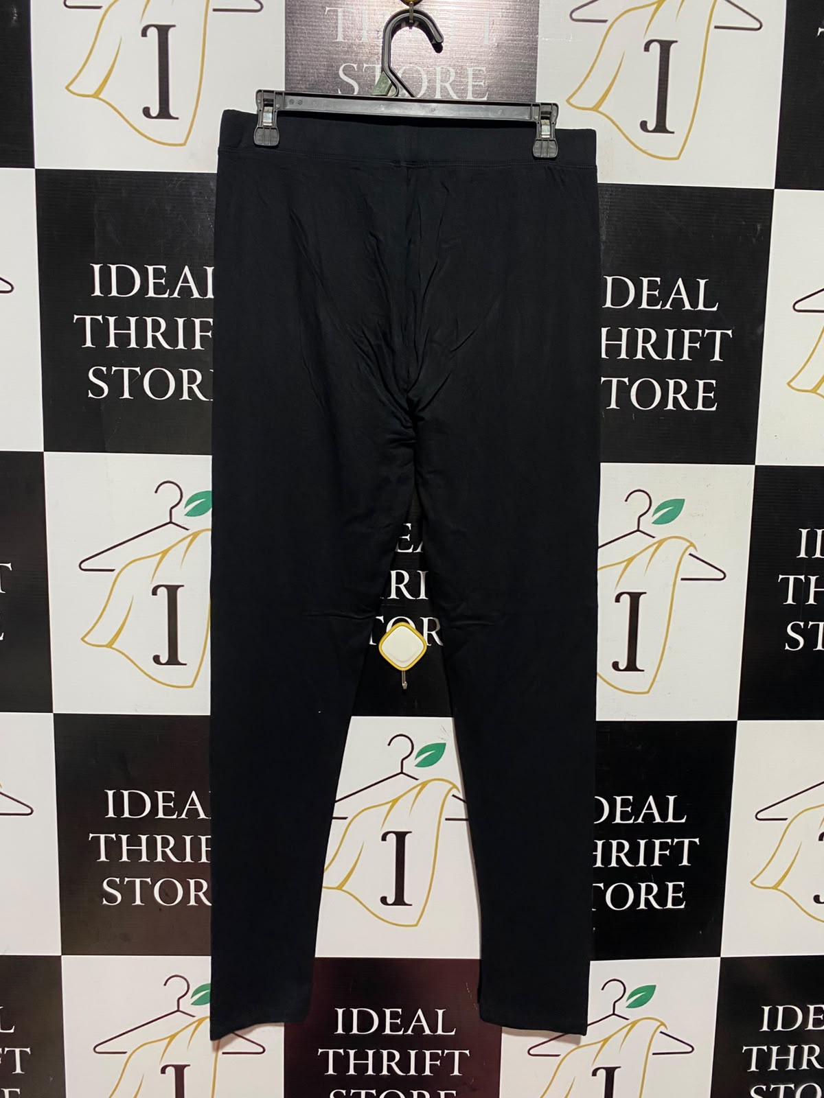 PRIMARK |M| WAIST 30| A15| SOLID BLACK HIGH-WAISTED ATHLETIC LEGGINGS