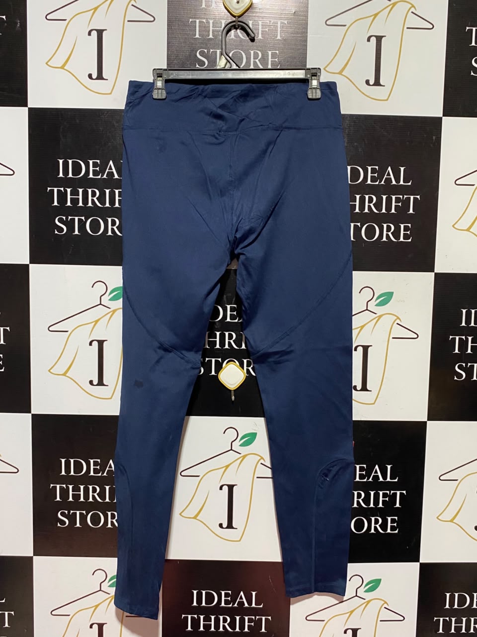 WORK OUT |M| WAIST 30| A17| WOMEN'S NAVY BLUE PERFORMANCE ATHLETIC LEGGINGS