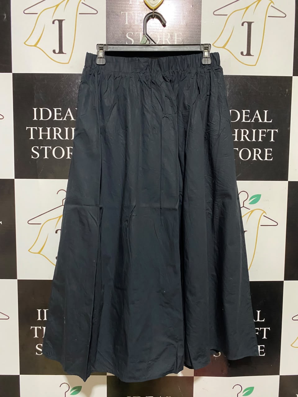 DUNNES |S| WAIST 28| A18| WOMEN’S ESSENTIAL BLACK FLARED A-LINE SKIRT