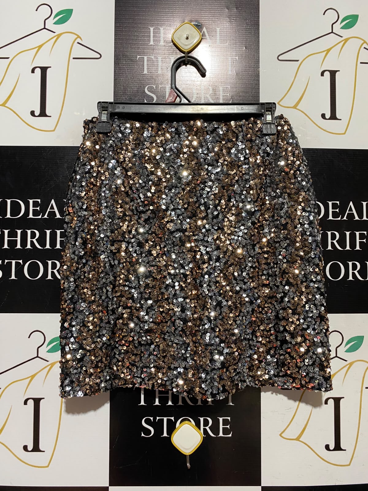 DOROTHY PERKINS |M| WAIST 28| A17| MULTI-TONAL SEQUIN EMBELLISHED MINI SKIRT