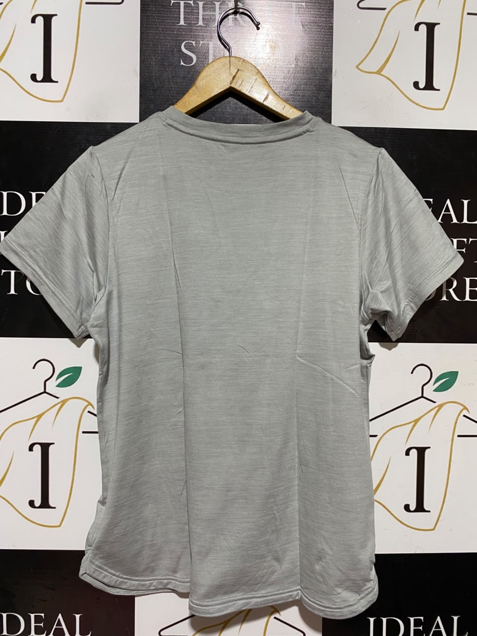 PUMA |M| BUST 19| A18| LIGHT GREY MARLED ATHLETIC T-SHIRT