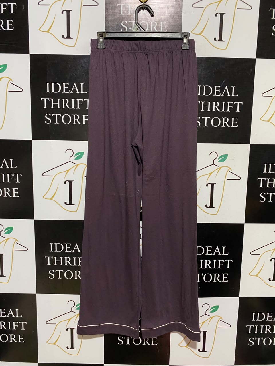 PRIMARK CARES |S| WAIST 26| A19| DARK PURPLE LOUNGE WIDE LEG PANTS