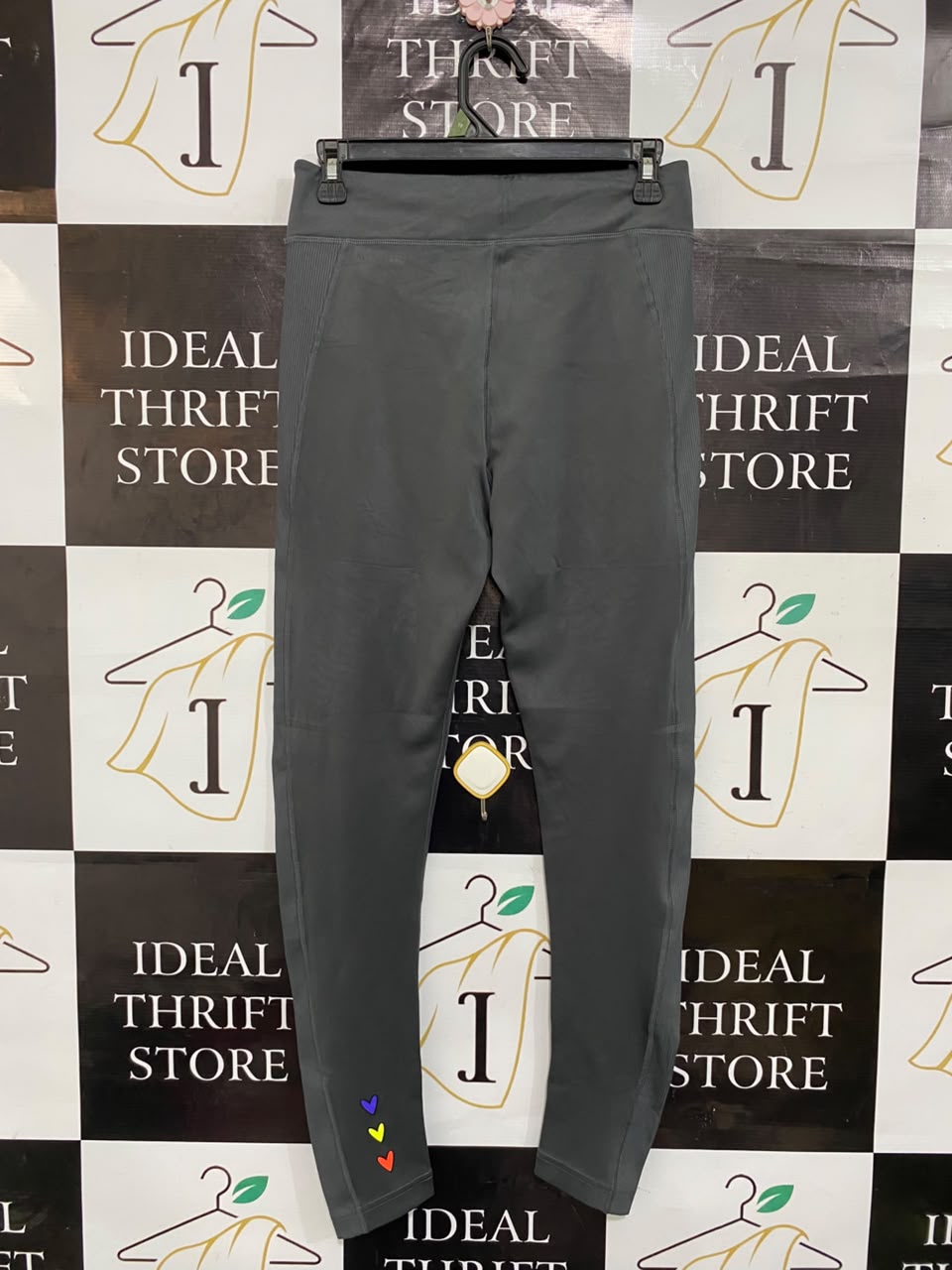 ADIDAS |S| WAIST 26| A21| GREY ATHLETIC LEGGINGS HIGH WAIST GYM RUNNING ACTIVEWEAR TROUSERS