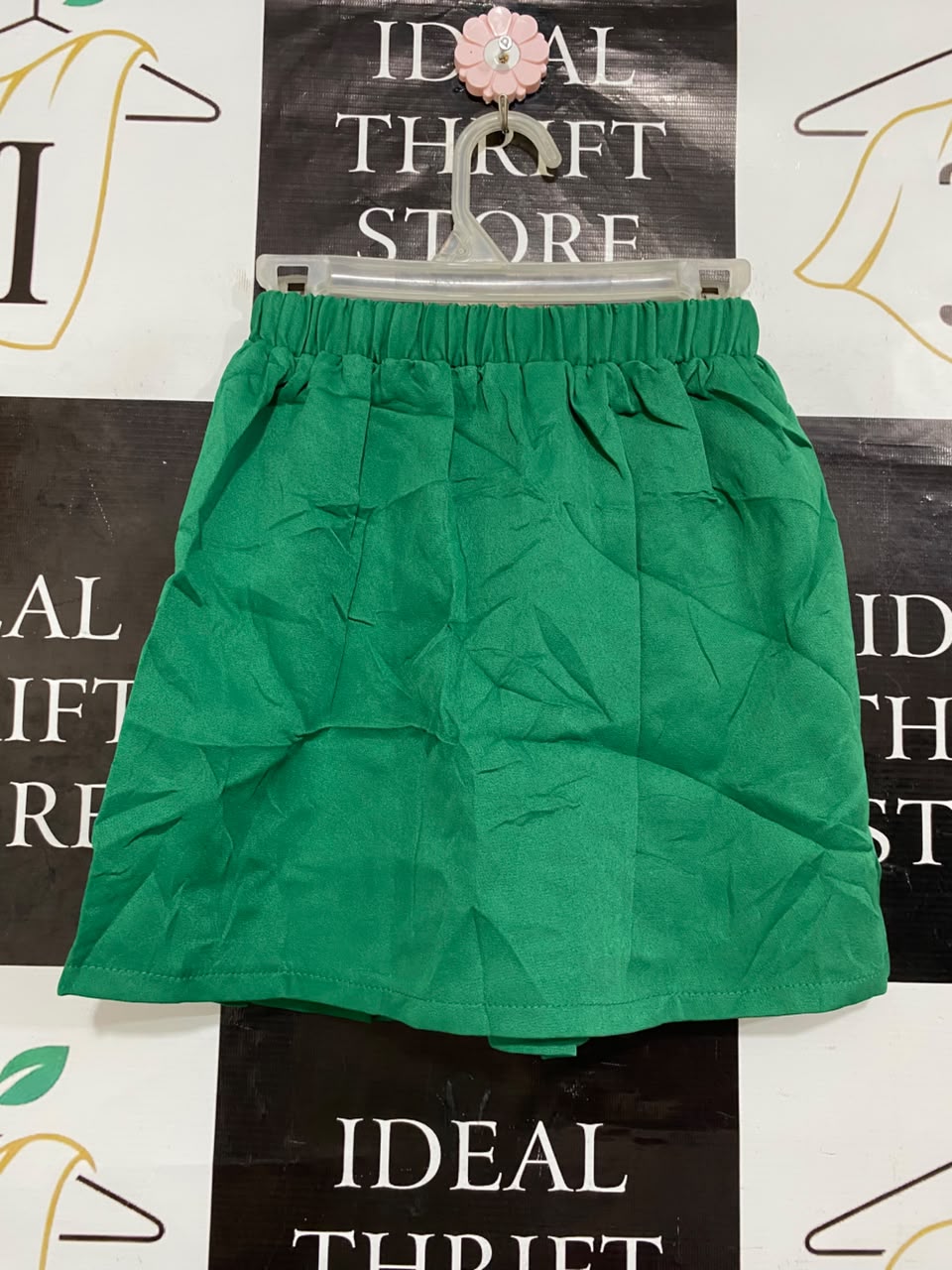 SHEIN |XXS| WAIST 20| A22| EMERALD GREEN PLEATED SKIRT FOR WOMEN | CHIC HIGH-WAISTED TENNIS SKIRT