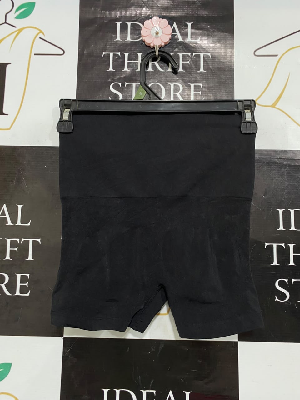 ANKO |XS| WAIST 22| A22| BLACK HIGH-WAISTED SHAPEWEAR BOOTY SHORTS | SEAMLESS TUMMY CONTROL UNDERGARMENT