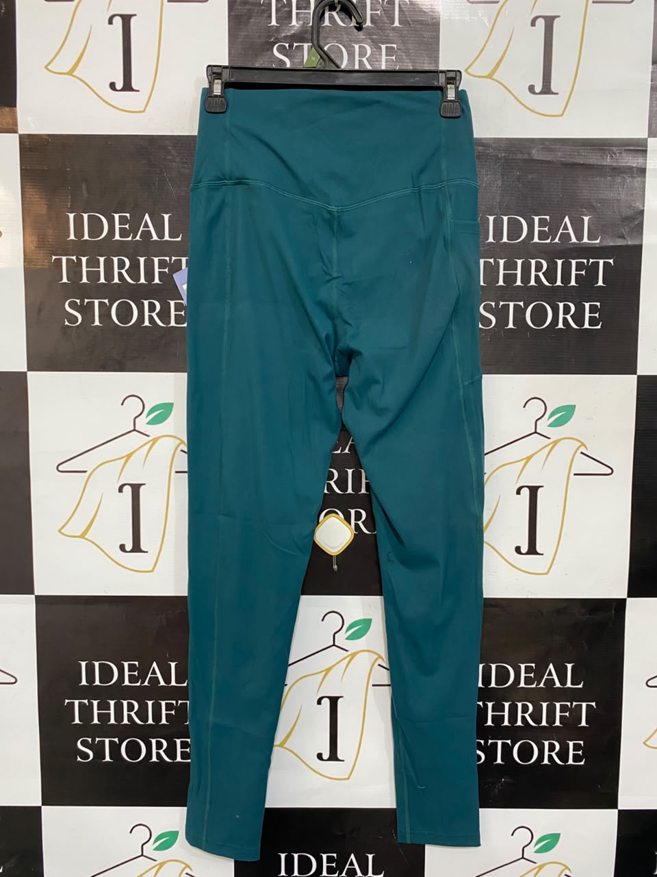 CRANE |M| WAIST 24| A23| TEAL HIGH-WAISTED FULL-LENGTH ACTIVE LEGGINGS