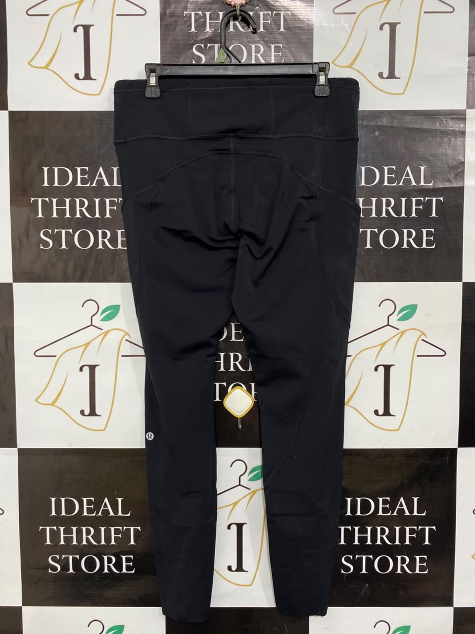LULULEMON |XL| WAIST 32| WOMEN'S BLACK PLUS SIZE HIGH-WAISTED ATHLETIC RUNNING LEGGINGS WITH POCKETS