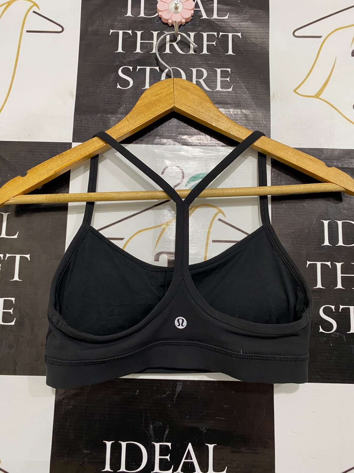 LULULEMON |XS| WAIST 13| WOMEN'S CLASSIC BLACK ATHLETIC SPORTS BRA RACERBACK ACTIVEWEAR
