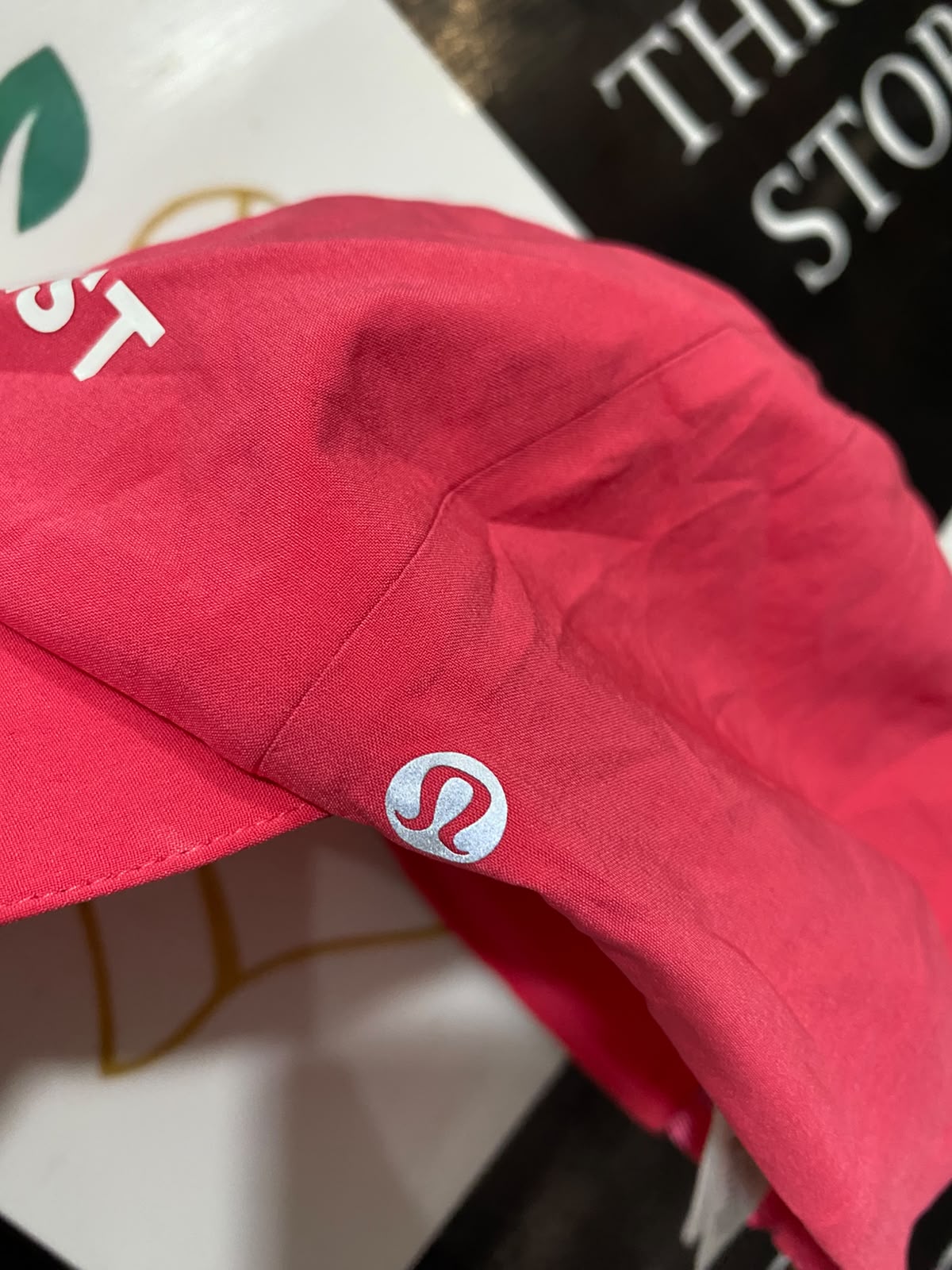 LULULEMON |L/XL| UNISEX HOT PINK "GOLD COAST" ATHLETIC BASEBALL CAP RUNNING HAT ACTIVEWEAR