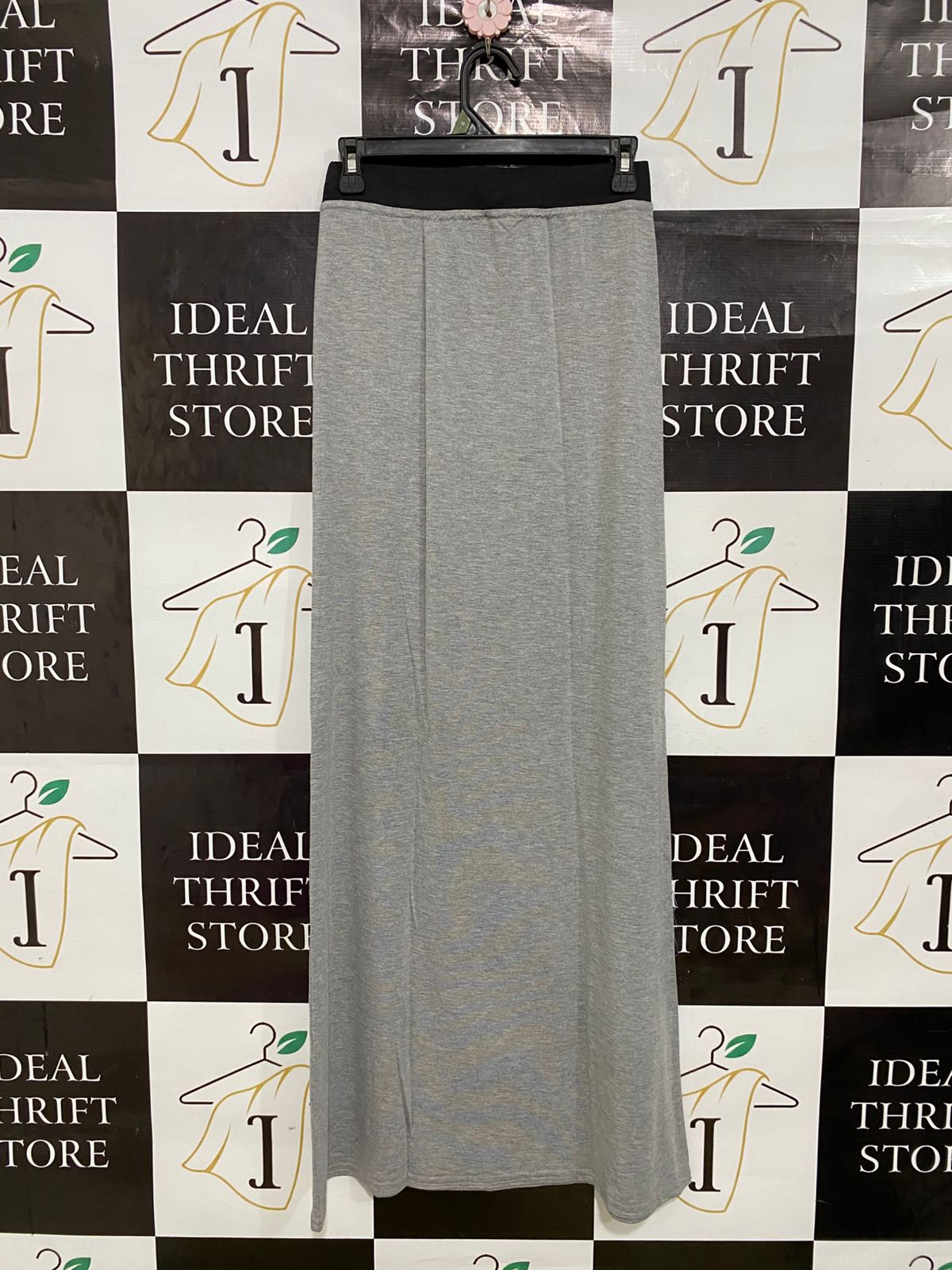 BOOHOO |S| WAIST 26| A32| GREY MARLED MIDI SKIRT