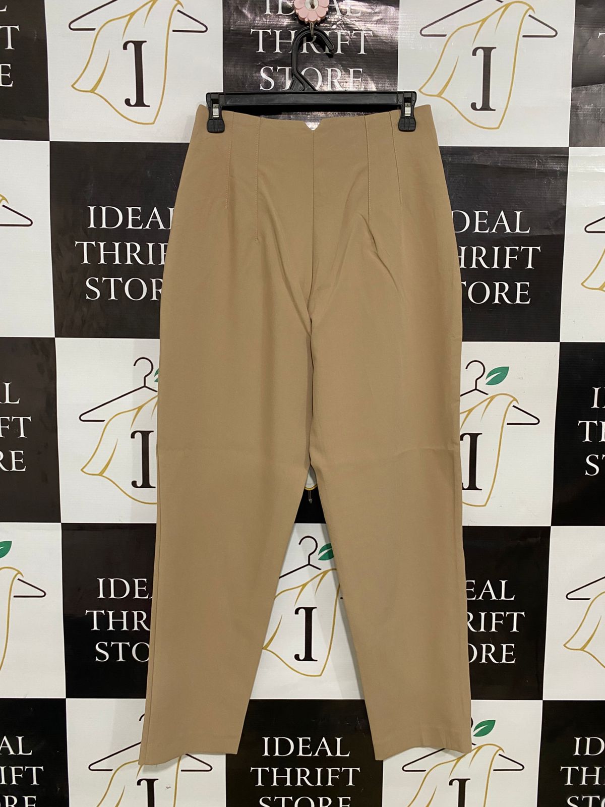 ZARA |M| WAIST 26| A31| BEIGE TAILORED HIGH-RISE TROUSERS