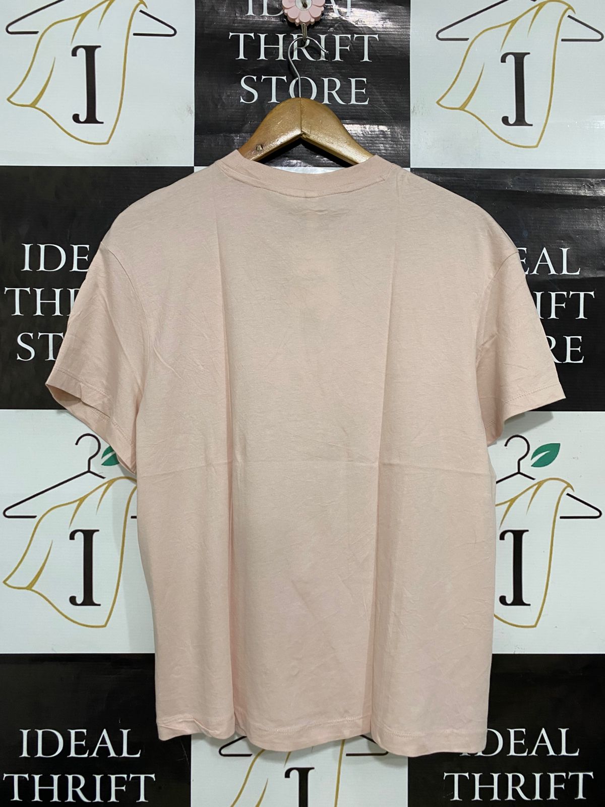 H&M |M| BUST 20| A32| BLUSH PINK CASUAL SHORT-SLEEVE T-SHIRT