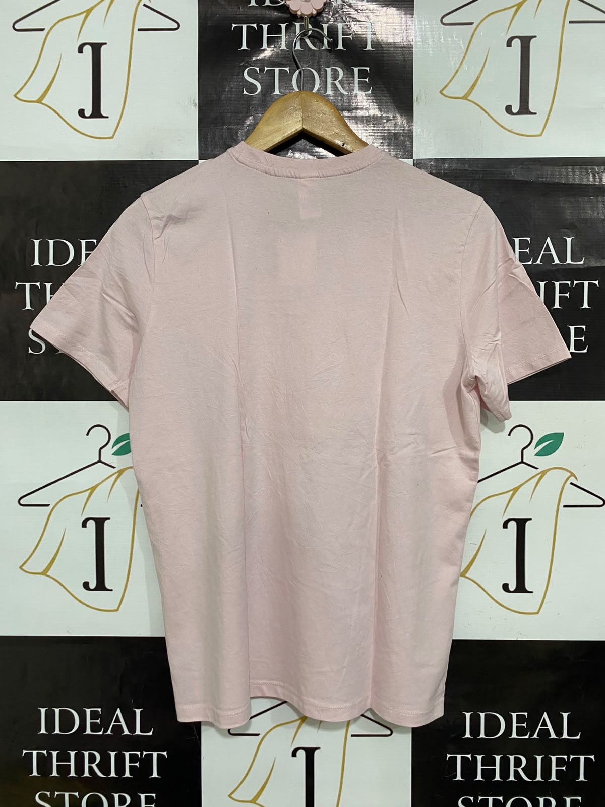 ANKO |M| BUST 19| A37| PINK "SANTA BABY" HOLIDAY GRAPHIC T-SHIRT