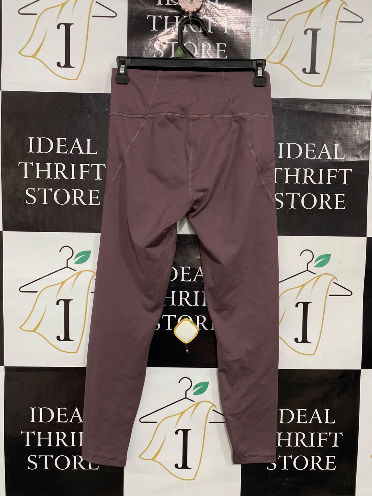 PUMA |S| WAIST 24| A39| MAUVE BROWN HIGH-WAISTED POCKET PERFORMANCE LEGGINGS