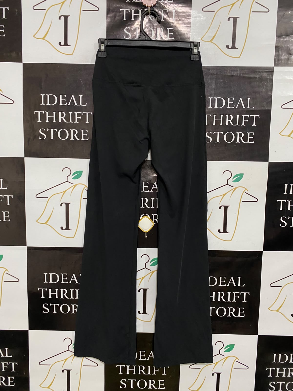 UNIQLO |L| WAIST 24| A46| BLACK HIGH-WAIST SLIM-FIT TECHNICAL UTILITY TROUSERS