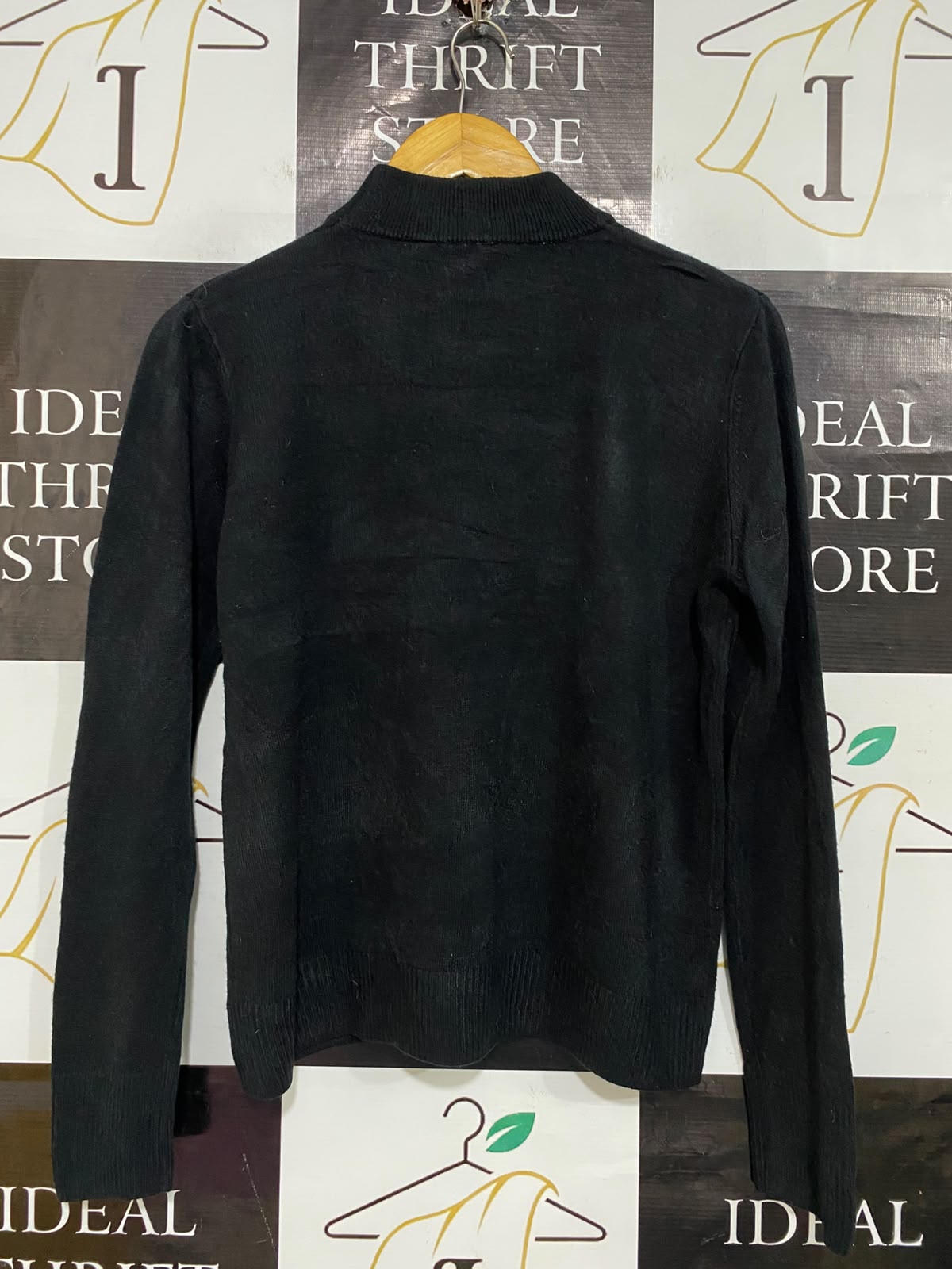 NONI B |L| BUST 19| A53| MOCK-NECK STUDDED TECHNICAL UTILITY SWEATER