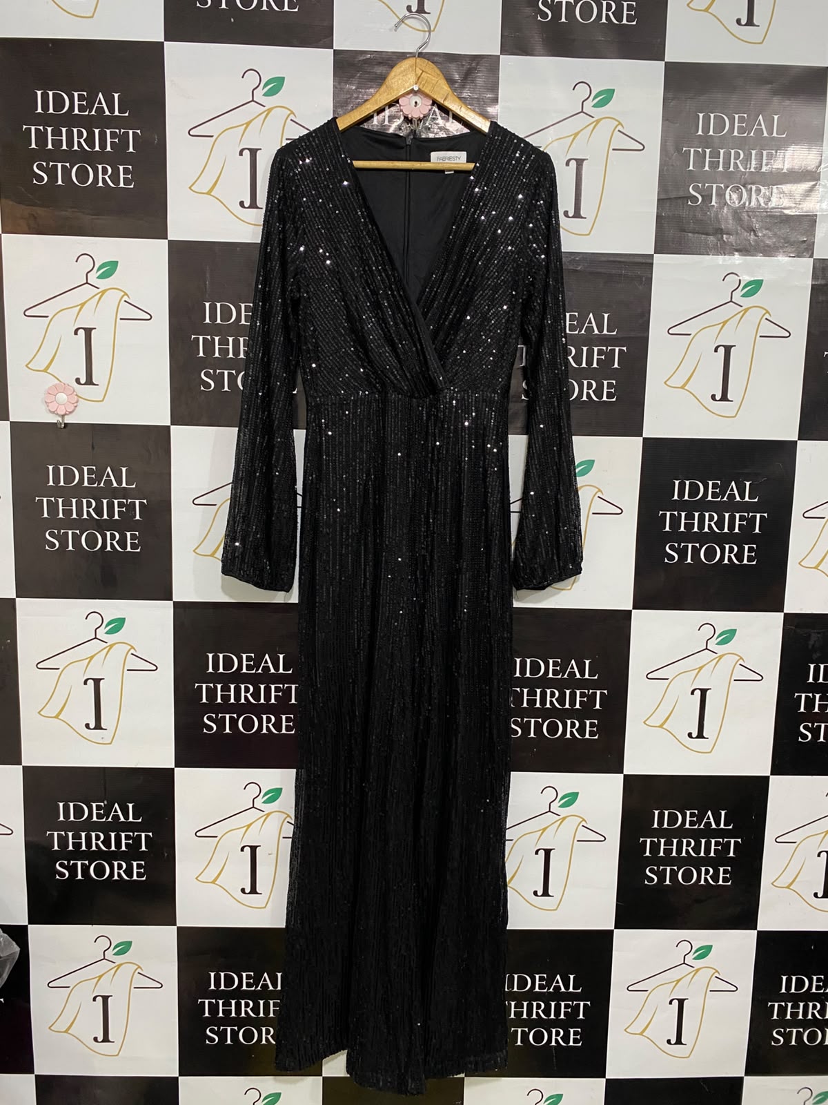 |M| BUST 18| A55| BLACK MOCK-NECK LACE AND SHEER MESH TECHNICAL UTILITY MIDI DRESS