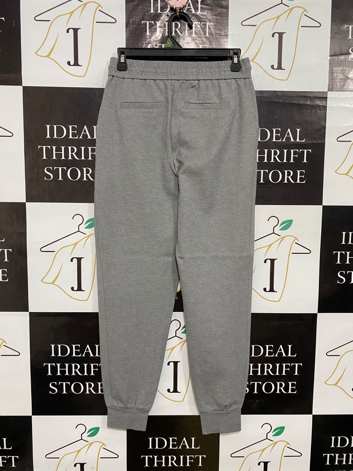TOMMY HIFIGER |S| WAIST 26| A55| GREY DRAWSTRING-WAIST TECHNICAL UTILITY JOGGERS
