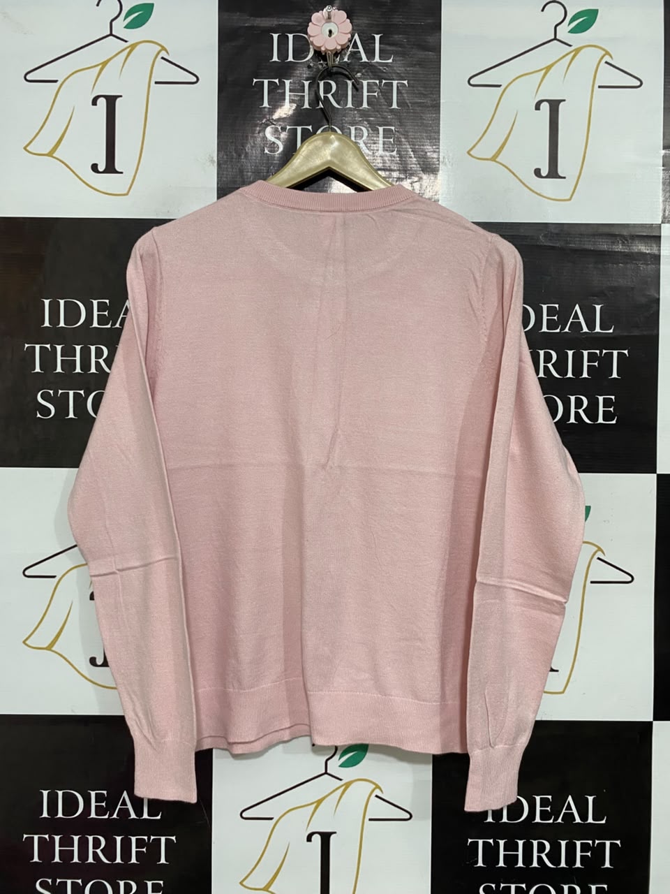 ANKO |L| BUST 21| A55| SOFT PINK BUTTON-DOWN TECHNICAL UTILITY CARDIGAN