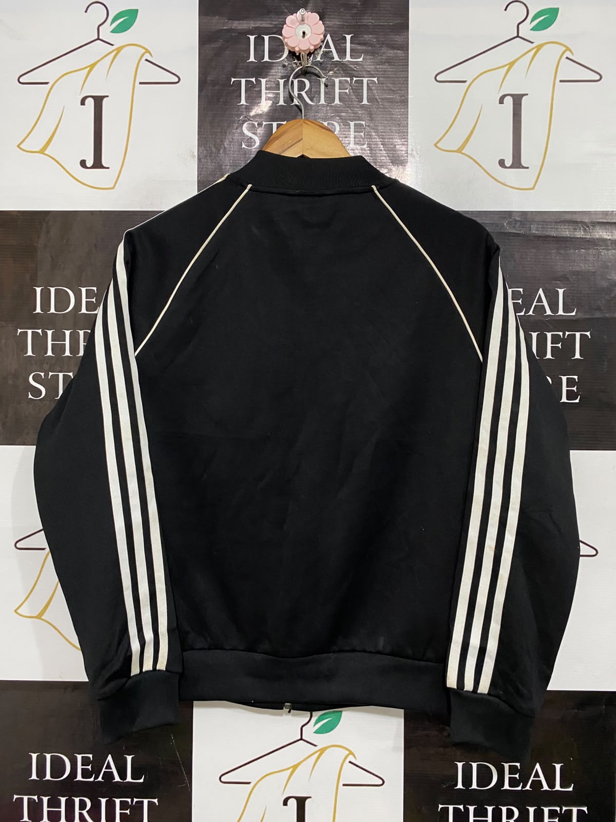 ADIDAS |M| BUST 19| A58| BLACK & WHITE THREE-STRIPE TECHNICAL UTILITY TRACK JACKET