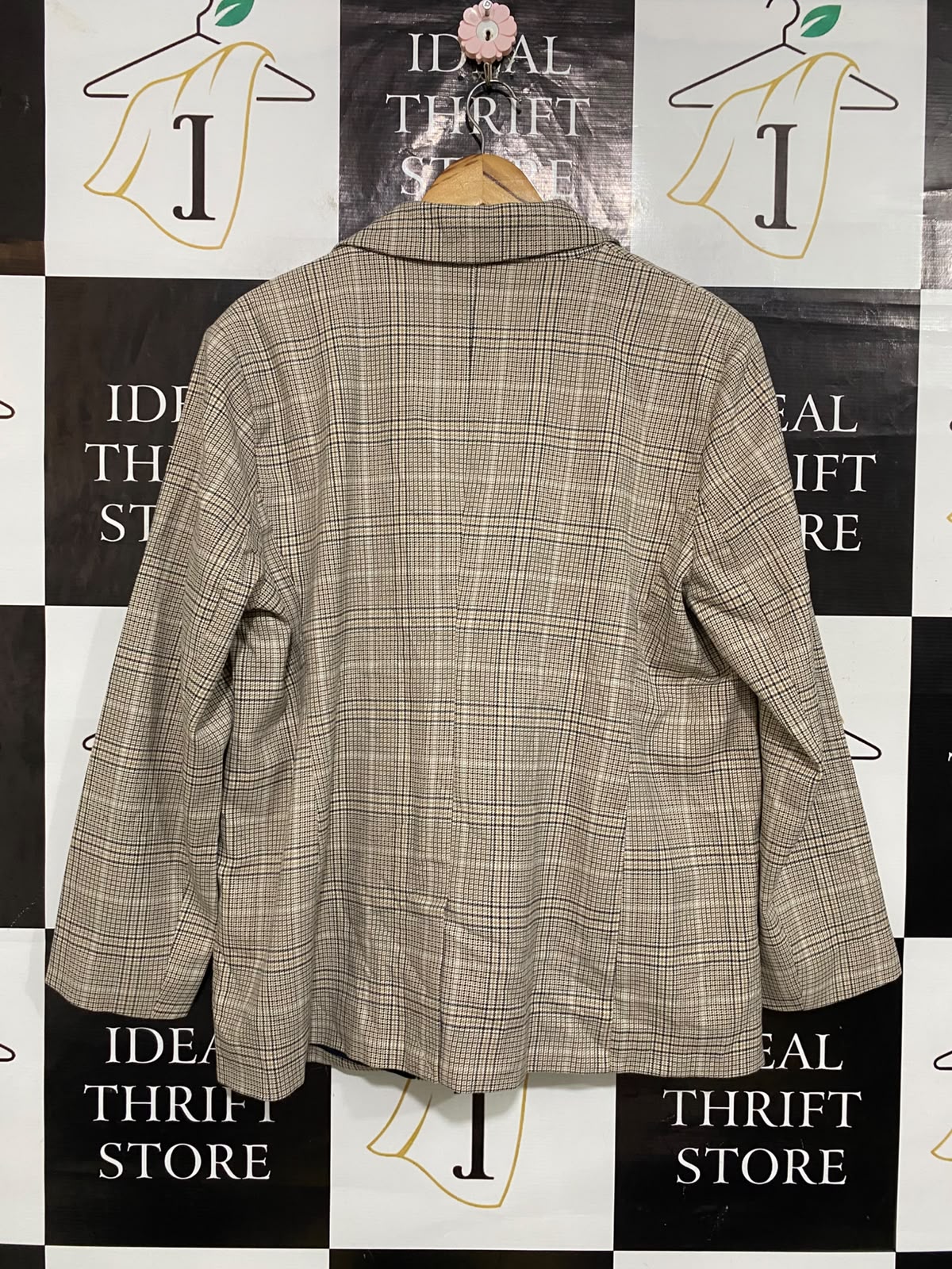 TOKITO |L| BUST 22| A60| PLAID TAILORED TECHNICAL UTILITY BLAZER
