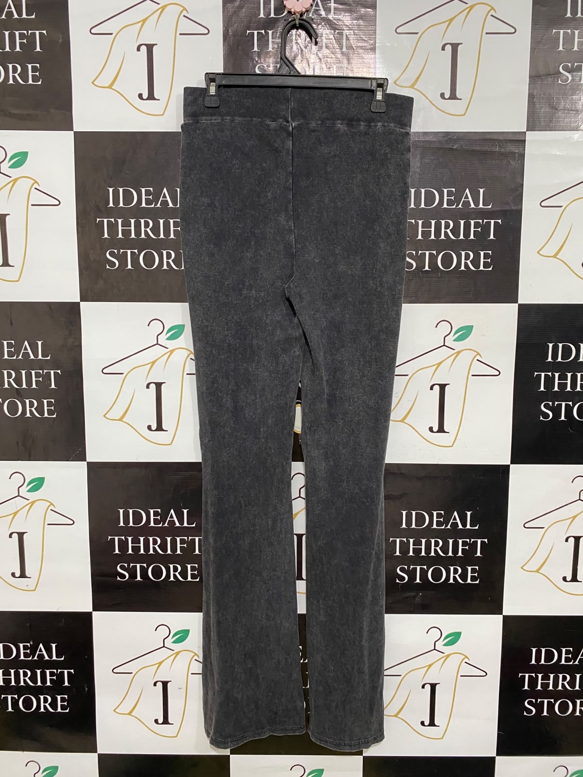 ANKO ACTIVE |M| WAIST 30| A64| CHARCOAL BLACK FLARED TECHNICAL UTILITY PANTS
