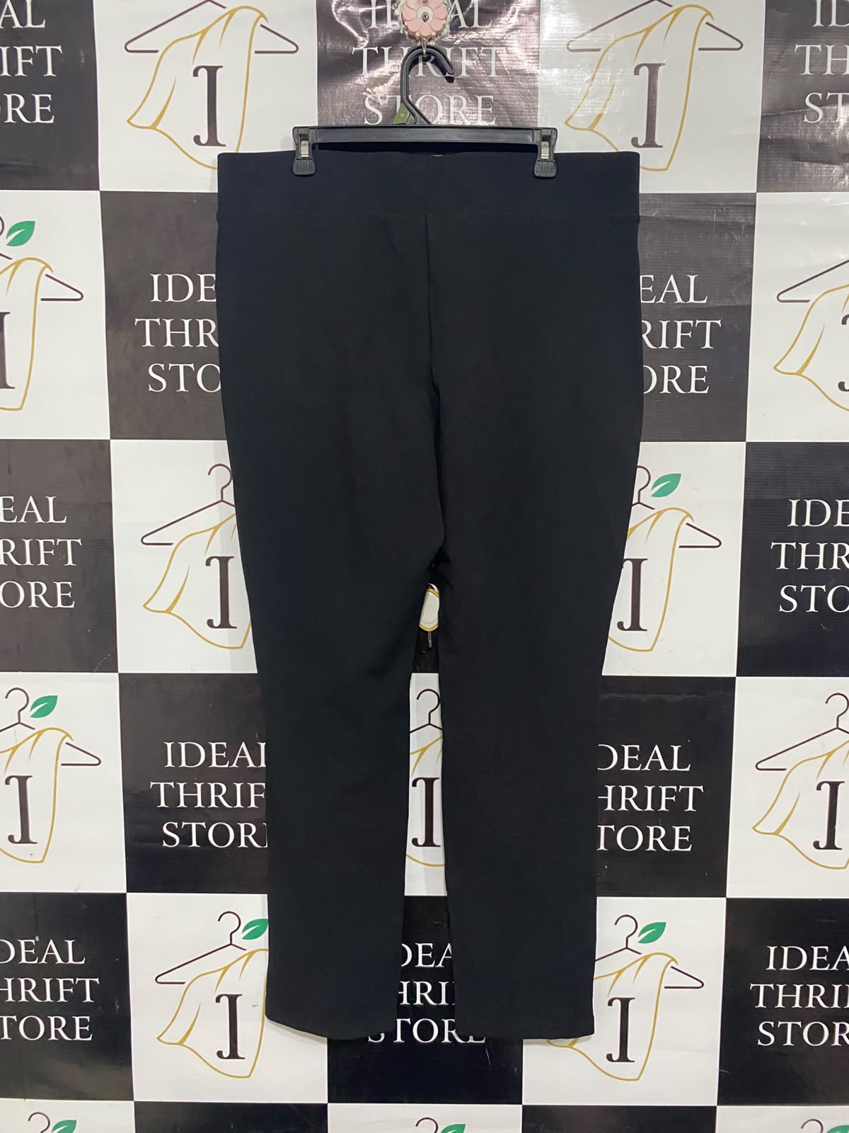 ANKO |XL | WAIST 38 |A72| CURVE BLACK CLASSIC TROUSERS