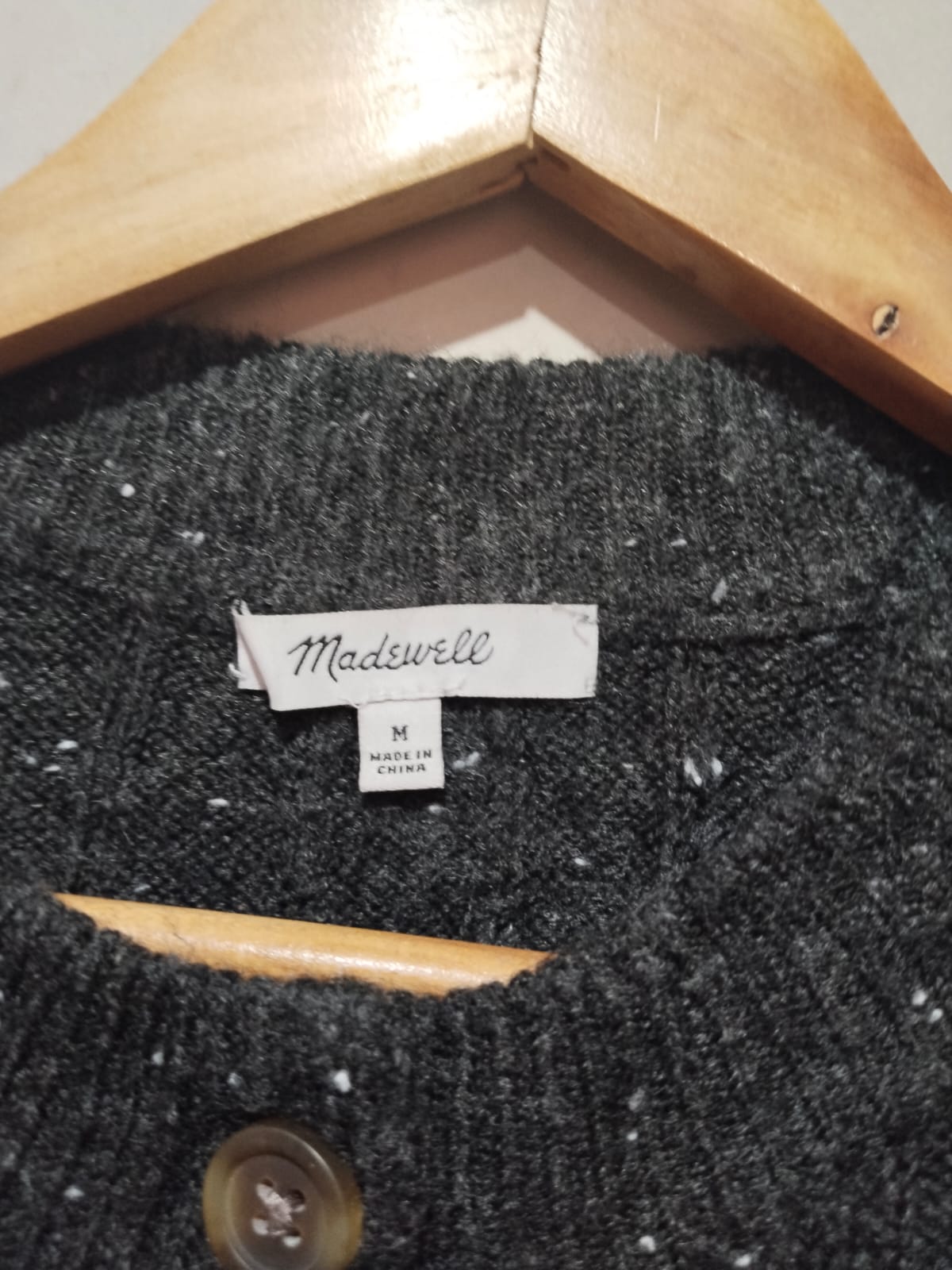 Madewell Bowden Henley Sweater in Coziest W-23.5 / L-25