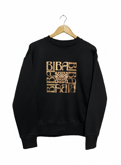 BIBA|M|BUST 22| Logo Crew Sweatshirt
