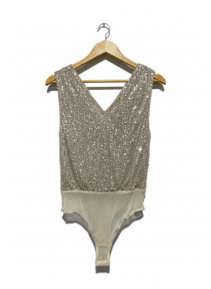 LULUS|S|BUST 15|Sequin Bodysuit