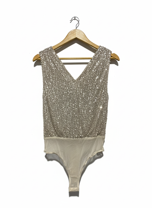 LULUS|S|BUST 15|Sequin Bodysuit